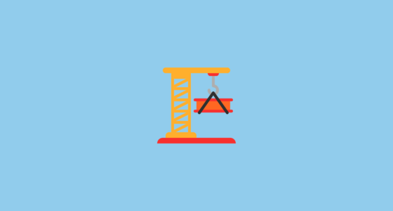 🏗️ Construcción Emoji on Microsoft Windows 11 22H2