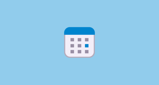 �� Kalender Emoji on Microsoft Windows 11 22H2