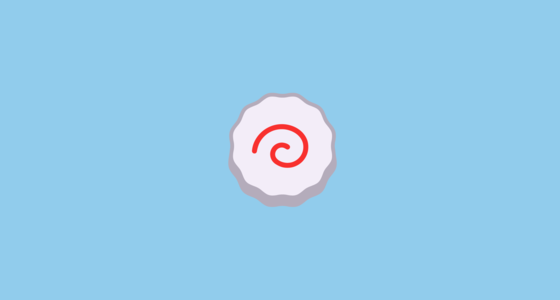 ๐ฅ Fish Cake with Swirl Emoji on Microsoft Windows 11 22H2