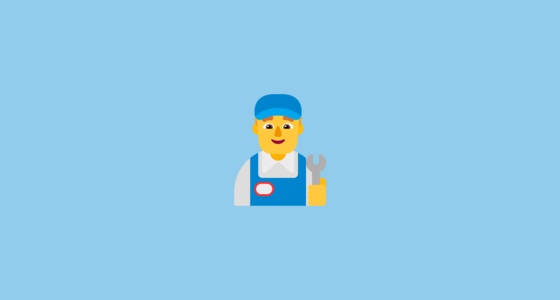 ๐จโ๐ง Mecรขnico Emoji on Microsoft Windows 11 22H2