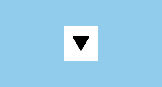 π» Red Triangle Pointed Down Emoji on Noto Emoji Font 14.0