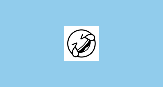 🤣 笑得满地打滚 Emoji on Noto Emoji Font 14.0