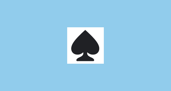 ♠️ Spade Suit Emoji on Noto Emoji Font 14.0