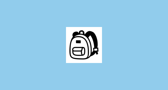 🎒 Backpack Emoji on Noto Emoji Font 15.0