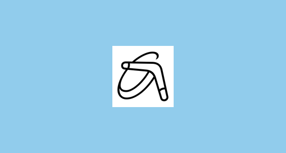 ๐ช Boomerang Emoji on Noto Emoji Font 15.0