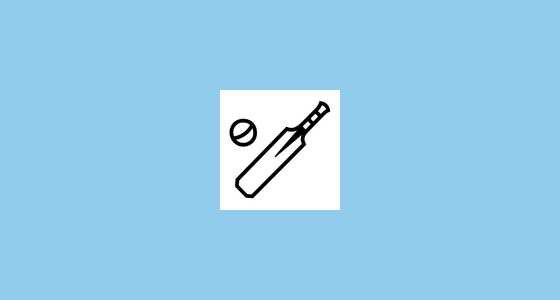 🏏 Cricket Game Emoji on Noto Emoji Font 15.0