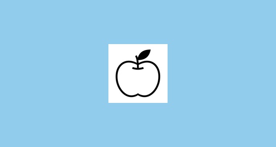 🍏 Pomme Verte Emoji on Noto Emoji Font 15.0