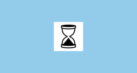 ⌛ Hourglass Done Emoji on Noto Emoji Font 15.0