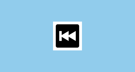 ⏮️ Last Track Button Emoji on Noto Emoji Font 15.0