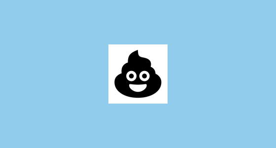 💩 大便 Emoji on Noto Emoji Font 15.0