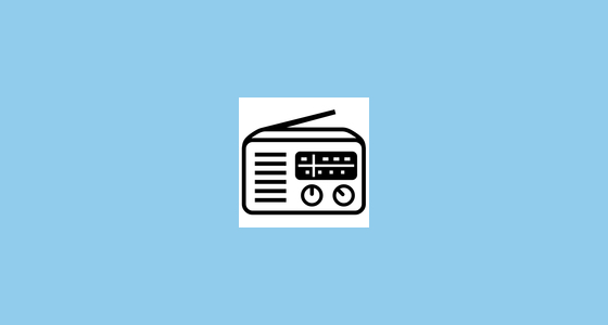 📻 Radio Emoji on Noto Emoji Font 15.0