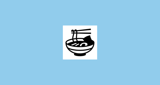 ๐ Steaming Bowl Emoji on Noto Emoji Font 15.0