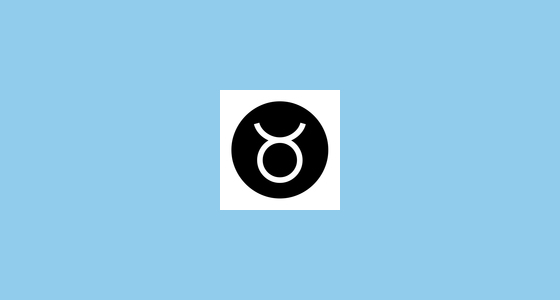 ♉ Taurus Emoji on Noto Emoji Font 15.0