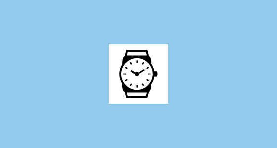⌚ Reloj Emoji on Noto Emoji Font 15.0