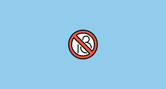 ๐ No One Under Eighteen Emoji on OpenMoji 12.0