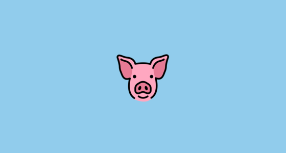 🐷 Pig Face Emoji on OpenMoji 12.0
