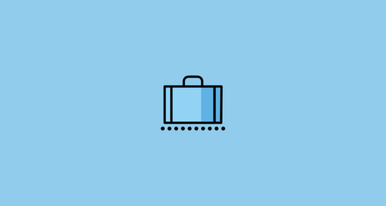 π Baggage Claim Emoji on OpenMoji 12.3