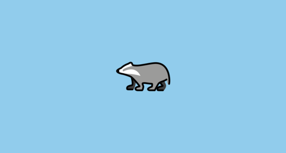 Openmoji Bug 🦡 Dachs Emoji on OpenMoji 13.0