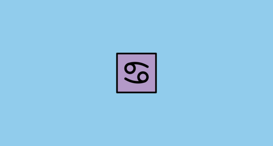 Openmoji Bug ♋ 게자리 Emoji on OpenMoji 13.1