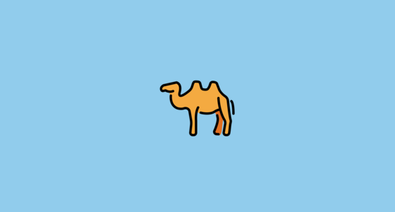π« Two-Hump Camel Emoji on OpenMoji 14.0