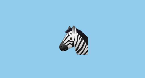 🦓 Zebra Emoji on Samsung One UI 1.0