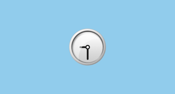 ๐ค Nine-Thirty Emoji on Samsung One UI 2.0