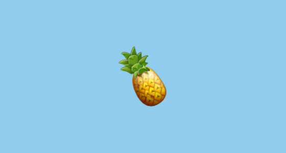 ๐ Pineapple Emoji on Samsung One UI 5.0