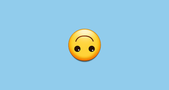 🙃 Upside-Down Face Emoji on Samsung One UI 5.0