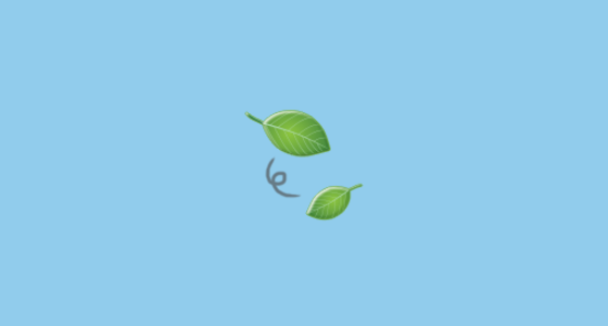 🍃 Leaf Fluttering in Wind Emoji on Samsung TouchWiz 5.1