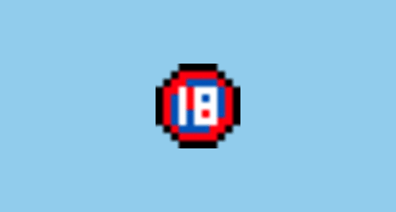 ๐ No One Under Eighteen Emoji on SoftBank 1999