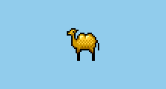 π« Two-Hump Camel Emoji on SoftBank 2004