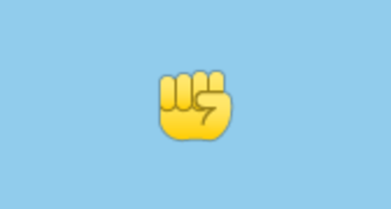 Poing Levé Emoji on Sony Playstation 13.1