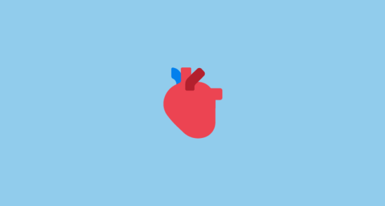 🫀 Corazón Humano Emoji on Toss Face (토스페이스) February 2022