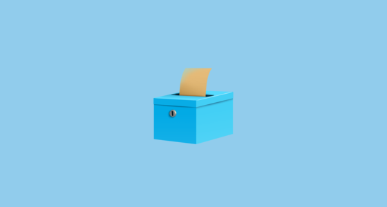 🗳️ Ballot Box with Ballot Emoji on Twitter Emoji Stickers 13.1
