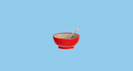 🥣 Schüssel Mit Löffel Emoji on Twitter Emoji Stickers 13.1