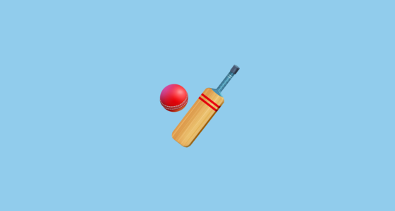 🏏 Cricket Game Emoji on Twitter Emoji Stickers 13.1