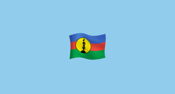 🇳🇨 Bendera: New Caledonia Emoji on Twitter Emoji Stickers 13.1