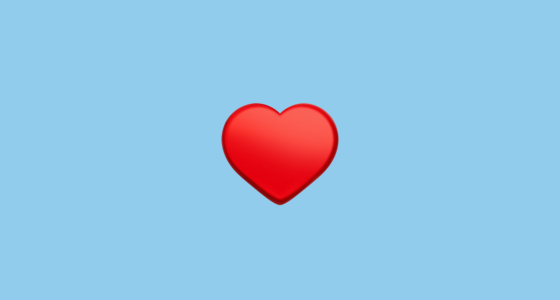 ♥️ 红桃 Emoji on Twitter Emoji Stickers 13.1