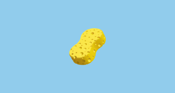 🧽 Sponge Emoji on Twitter Emoji Stickers 13.1