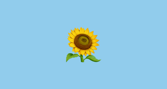 🌻 Zonnebloem Emoji on Twitter Emoji Stickers 13.1
