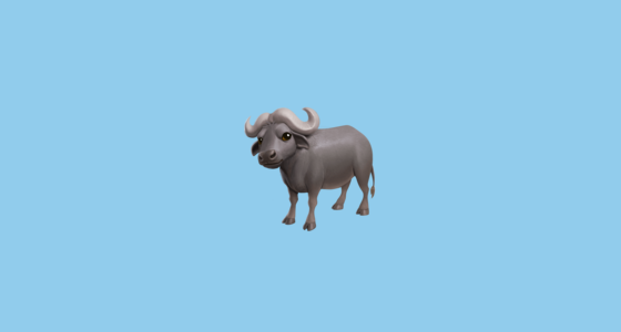 🐃 Búfalo De Agua Emoji on Twitter Emoji Stickers 13.1