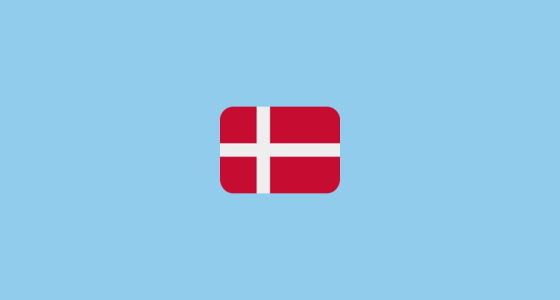 🇩🇰 Flag: Denmark Emoji on Twitter Twemoji 15.0