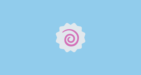 ๐ฅ Fish Cake with Swirl Emoji on Twitter Twemoji 2.0