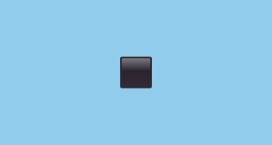 ️ Black Medium Square Emoji on WhatsApp 2.19.244