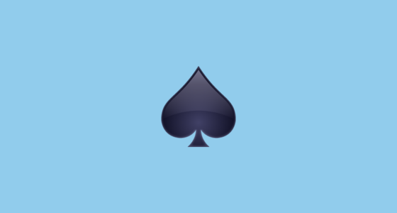 ♠️ Spade Suit Emoji on WhatsApp 2.19.244