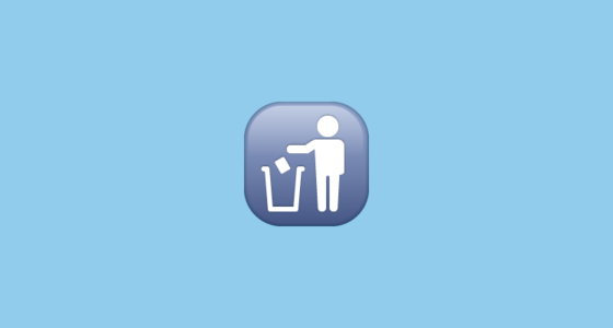 🚮 Litter in Bin Sign Emoji on WhatsApp 2.20.198.15