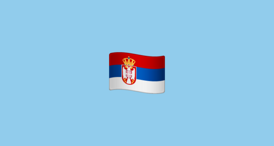 3dRose vlag van Servië Servisch Rood Blauw Wit Trobojka Strepen Wapen Dubbelkoppige Eagle Crown Sheild Handdoek, Multi-Colour, 15 x 22-Inch