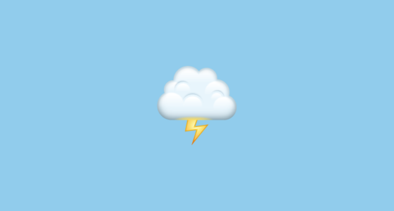🌩️ Wolke Mit Blitz Emoji on WhatsApp 2.21.23.23