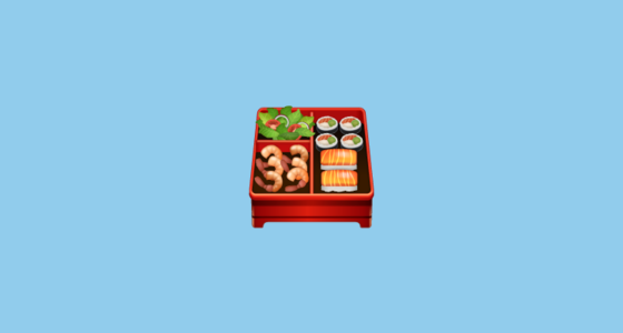 π± Caja De Bento Emoji on WhatsApp 2.23.2.72