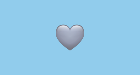 Cuore Grigio Emoji On WhatsApp 2 23 2 72 cuore-grigio-emoji-on-whatsapp-2-23-2-72